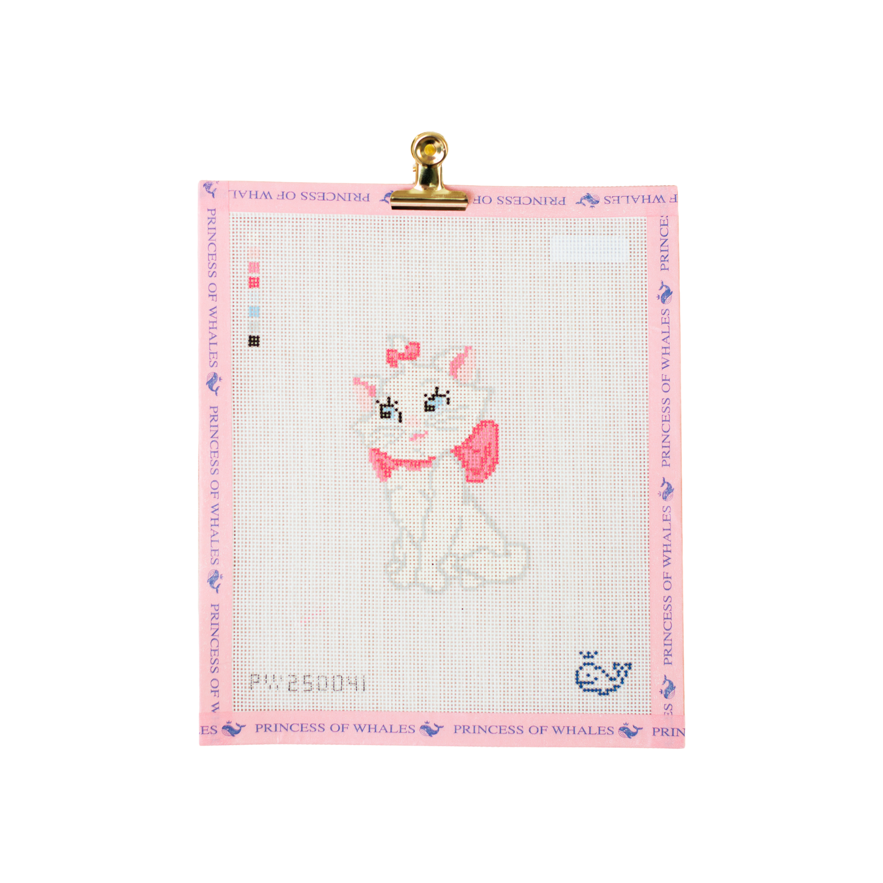 White Fancy Cat Canvas