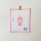 Pink Ginger Jar Mini Canvas