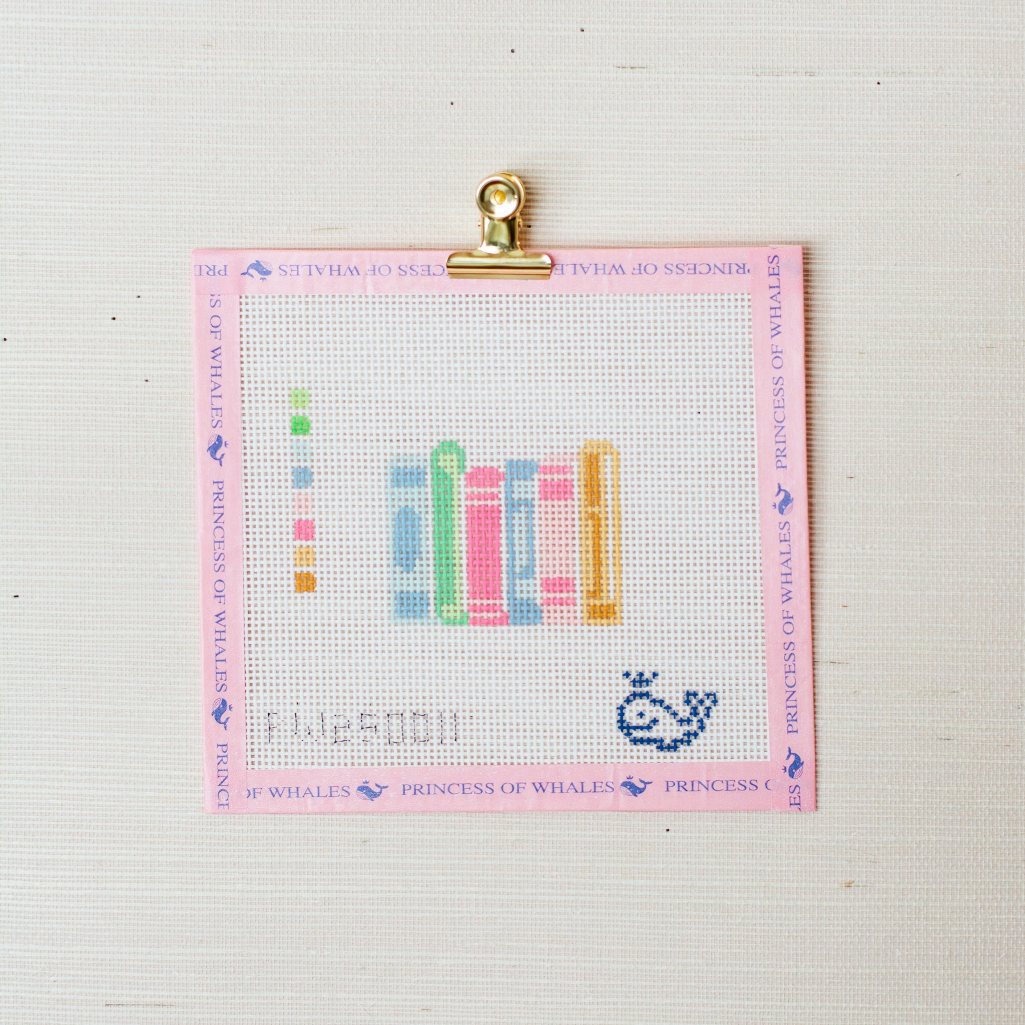 Book Stack Mini Canvas