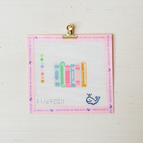 Book Stack Mini Canvas