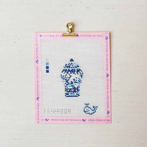 Blue Ginger Jar Mini Canvas