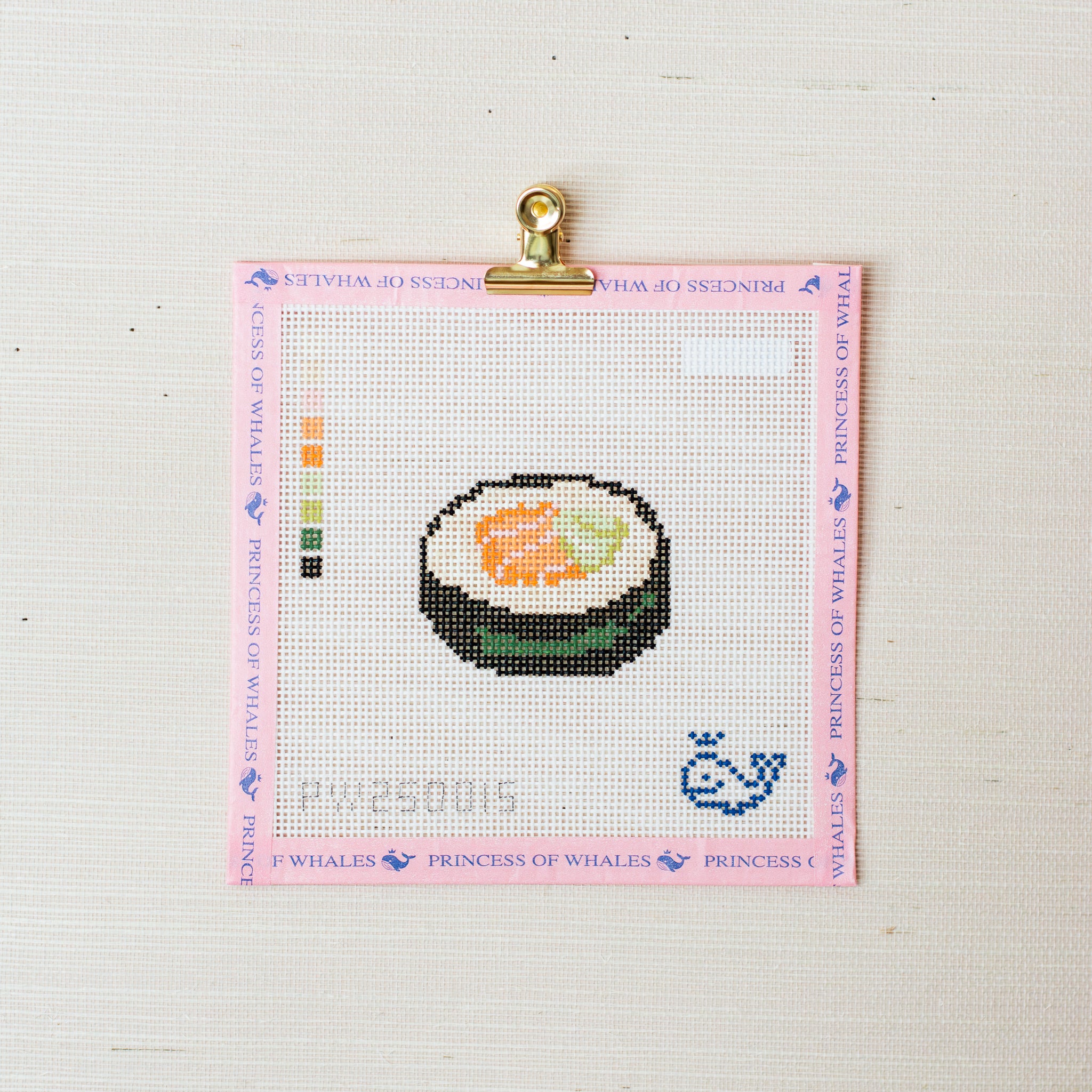 Salmon Sushi Roll Mini Canvas