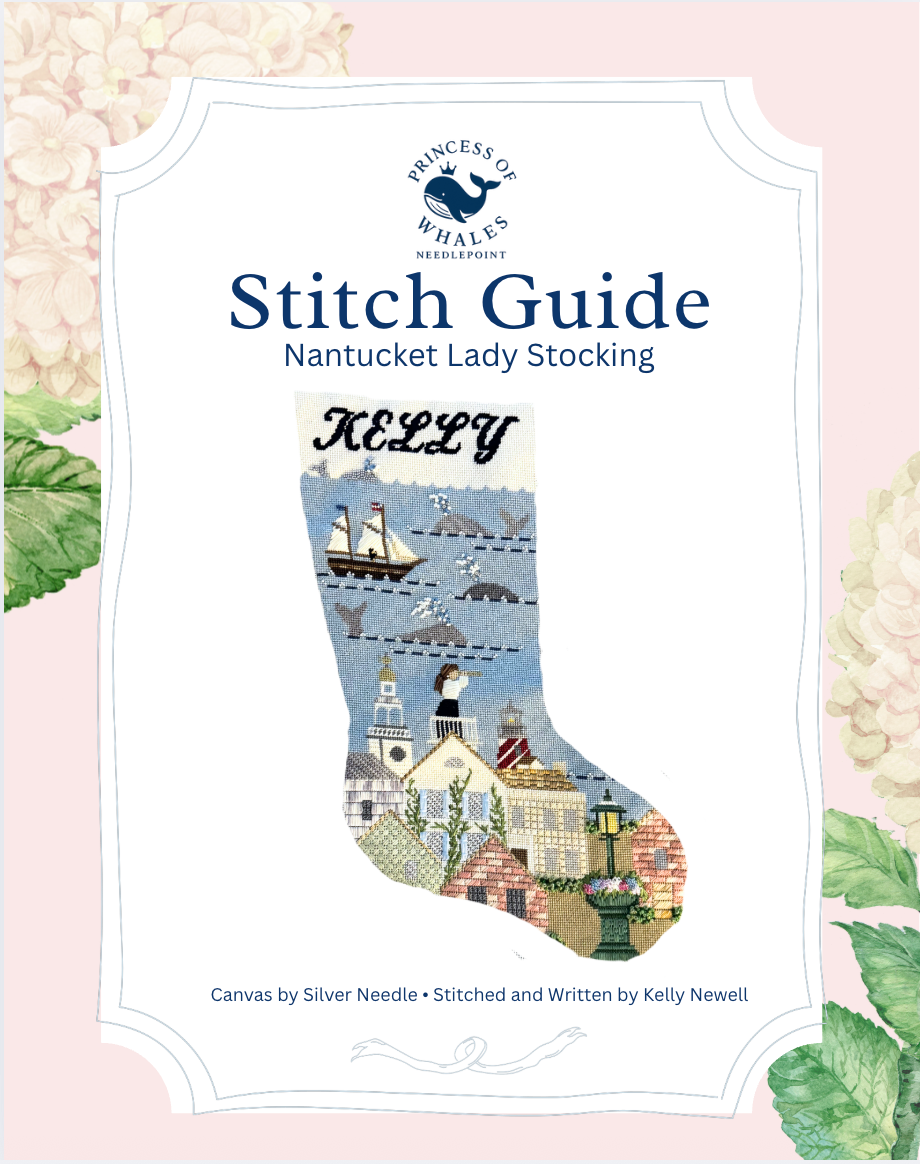 Stitch Guide for Nantucket Lady Stocking